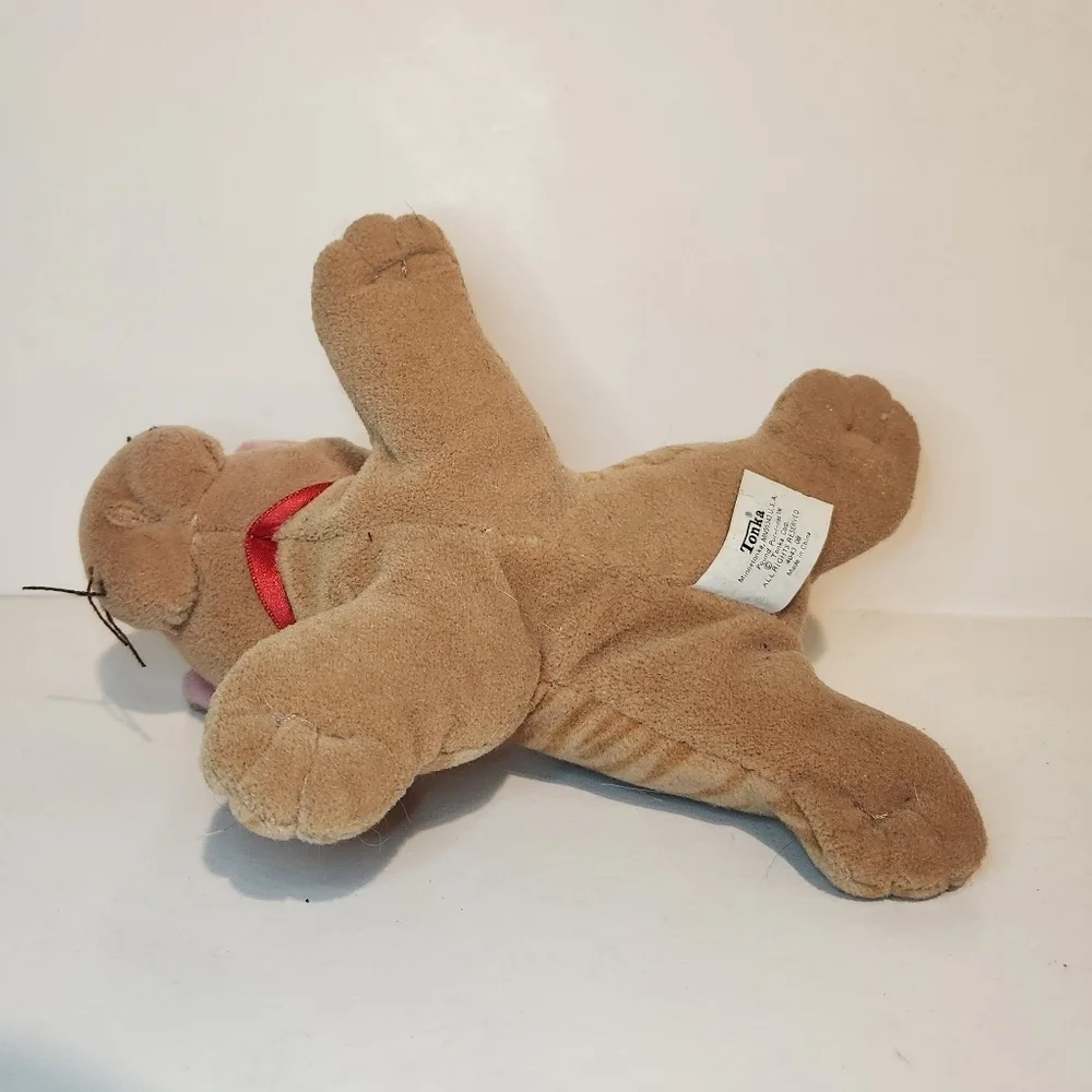 Vintage 80s Tonka Pound Purries Tabby Cat Stuffed animal